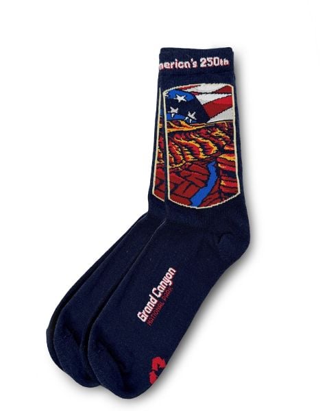 Grand Canyon America's 250th Flag Socks