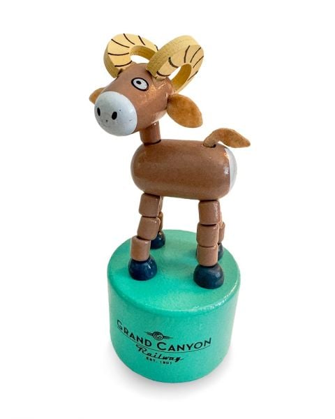 Grand Canyon Railway Collapsible Wooden Bighorn Sheep