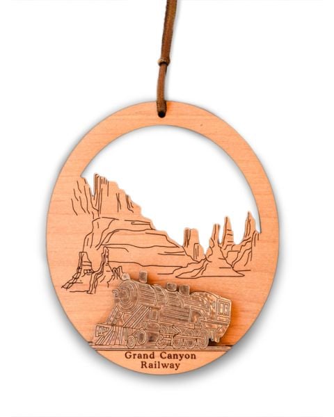 Grand Canyon Railway Wooden Ornament