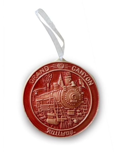 Grand Canyon Railway Pottery Ornament