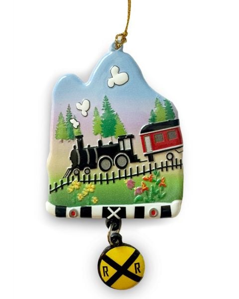 Mountain Express Steam Train Ornament
