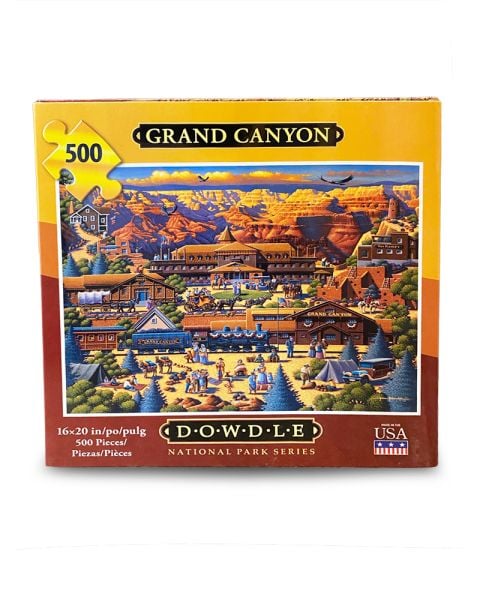 Grand Canyon Railway Folk Art Puzzle