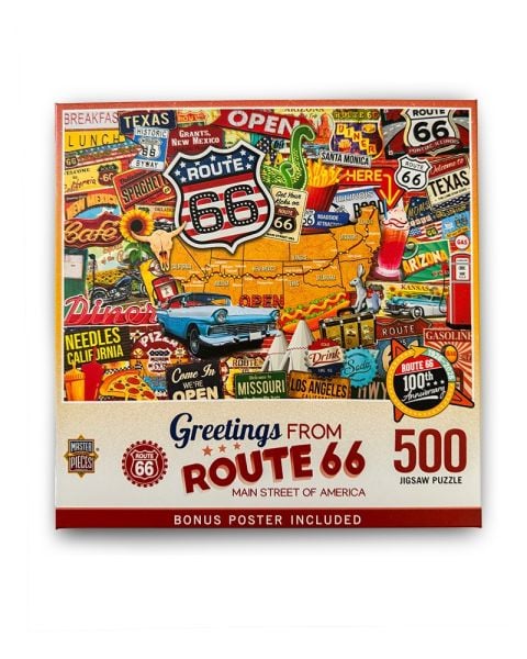 Greetings From Route 66 Jigsaw Puzzle