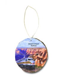 Grand Canyon Railway Wood Ornament 