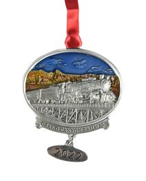 Grand Canyon Dated Pewter Ornament