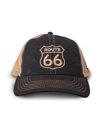 Route 66 Side Patch Trucker Cap 