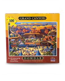 Grand Canyon Railway Folk Art Puzzle