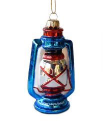 Grand Canyon Railway Glass Lantern Ornament